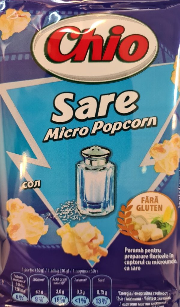 Popcorn Chio cu sare 80gr