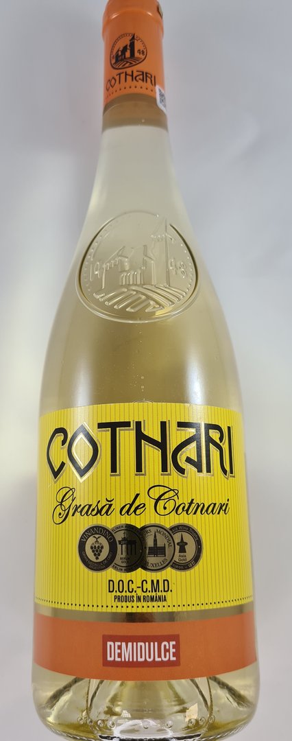Vin  Cotnari eticheta galbena demi-dulce 0.75l