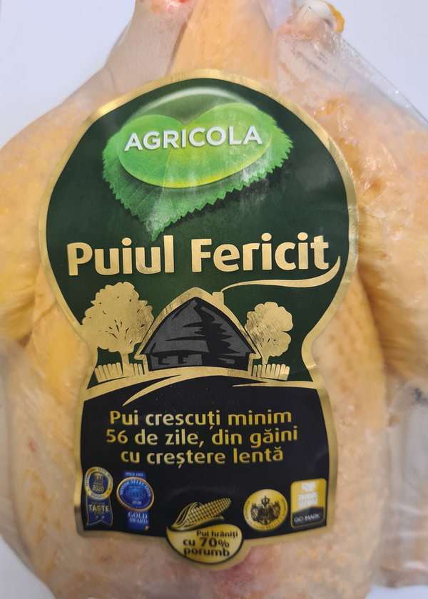 Pui grill intreg Agricola aproximativ 1,8 kg
