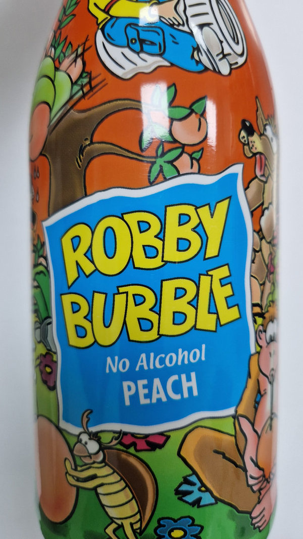 Sampanie pentru copii Robby Bubble piersici