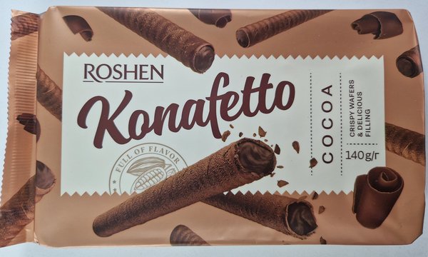 Roshen Konafetto cacao 140gr